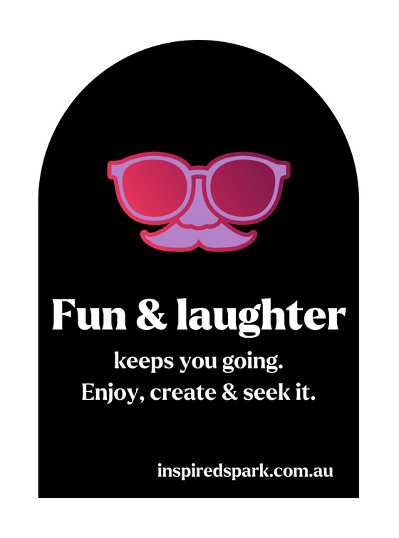 Inspired Spark Anywhere Inspo Cranked Fun + Laughter Anywhere Inspo Wall Decals.